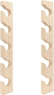 Produktbild von Stück Wand-Hutablage aus Holz für Baseballkappen, Wandorganizer, vertikaler Huthalter, Schrank