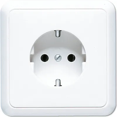 Image de Jung 5520 WW Steckdose Typ F Weiß (5520WW)