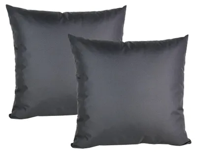 Produktbild von JACK 2x 50x50cm Outdoor Kissen Dekokissen Wasserabweisend Garten Lotus Effekt Anthrazit