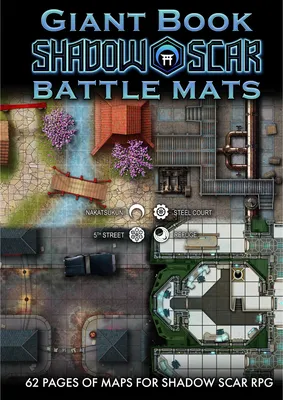 Zdjęcie produktu dla Loke Battlemats Giant Book of Shadow Scar Battle Mats - Tabletop-Rollenspiel-Zubehör - ENG Edition