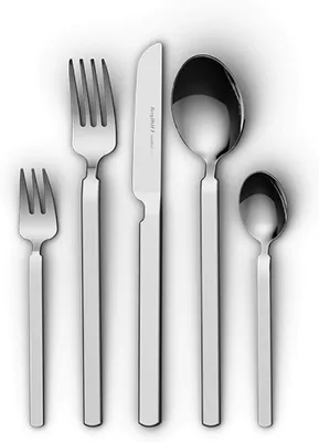 Imagen del producto de Juego de cubiertos para 6 personas - Juego de 30 piezas de acero inoxidable - Juego de vajilla apto para lavavajillas - Set de cubiertos para la mesa