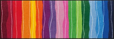 Produktbild von Salonloewe: Waschbarer Teppichläufer WAVY LINES (SLD1075-060X180)