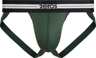 Immagine prodotto di 2EROS - Intimo da Uomo Sospensorio - AKTIV Helios Jockstrap Hunter Green - 1x Taglia XL