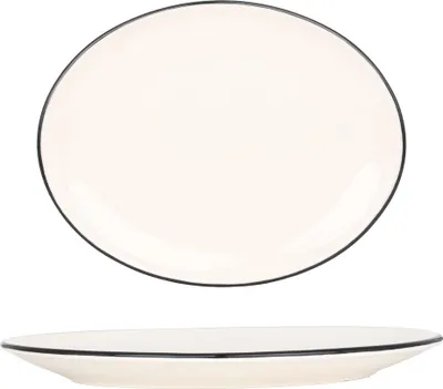 Immagine prodotto di Bonna Piatto da portata - Linea Black - Porcellana - 20x15,6 cm