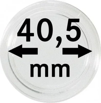 Produktbild von Lindner 2251405 Münzkapseln 40,5 mm-100er Pack
