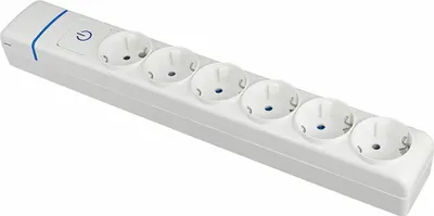 Zdjęcie produktu dla Listwa zasilająca z 6 gniazdami i wyłącznikiem Solera 8006pil 250 V 16 A