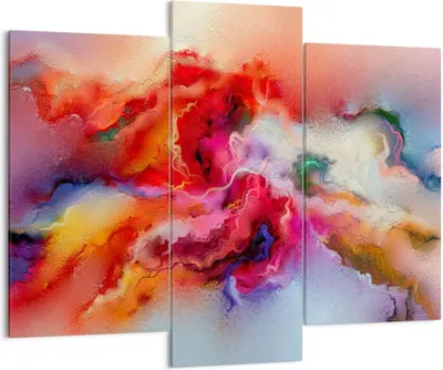 Produktbild von Bild auf Leinwand - Leinwandbild - Abstraktion modern - 130x100cm - Wand Bild - Wanddeko - Leinwanddruck - Bilder - Kunstdruck - Wanddekoration - Leinwand bilder - Wandkunst - CB130x100-4035
