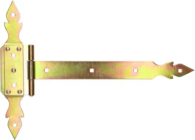 Obrázek produktu pro KOTARBAU® Křížové závěsy 400 mm Deska závěsu Stavební kování Dveřní kování Dřevěný závěs Křížový závěs T-závěs Pozinkovaný ozdobný T-závěs