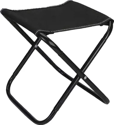 Produktbild von Campinghocker, tragbarer Klapphocker, geeignet fr Camping, Angeln,Farbe:Schwarz