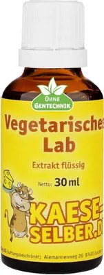 Produktbild von Vegetarisches Lab - Labextrakt flüssig 30 ml