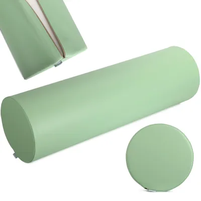 Produktbild von Habys Lagerungsrolle, Vollrolle, Nackenkissen, Lagerungskissen, Nackenrolle, Knierolle für Massage und Therapie, Fitnessrolle, 30x100cm Grün