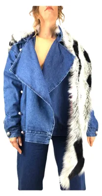 Productafbeelding van Gewatteerde denimjas voor dames