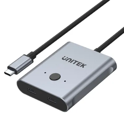 Zdjęcie produktu dla UNITEK D1078A, USB 3.2 Gen 1 (3.1 Gen 1) Type-C, 144 Hz, Szary, 100 W, 4K Ultra HD, 0,5 m