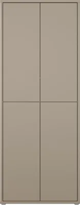 Produktbild von Schuhschrank >ALICE SPRINGS< in Taupe - 74,5x191,9x34,9cm (BxHxT)