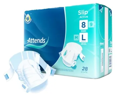 Productafbeelding van Attends Slip Active 8 L (28 stuks)