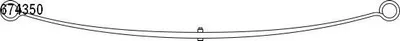 Produktbild von CS Germany 10.674.350.00 Blattfedern Hinten 715/715mm