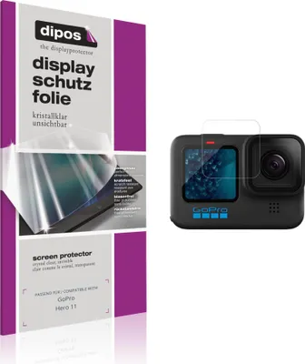 Produktbild von 4x Schutzfolie für GoPro Hero 11 klar Displayschutzfolie Folie Display Schutz dipos