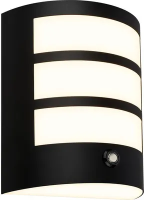 Image de Briloner Lampe LED murale rechargeable, fonction tactile, variateur, fonctionnement sur batterie, noir, dimensions : 18 x 15 x 7 cm