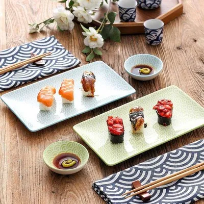 Zdjęcie produktu dla Zestaw do sushi Famanu – pałeczki do jedzenia i deska serwująca