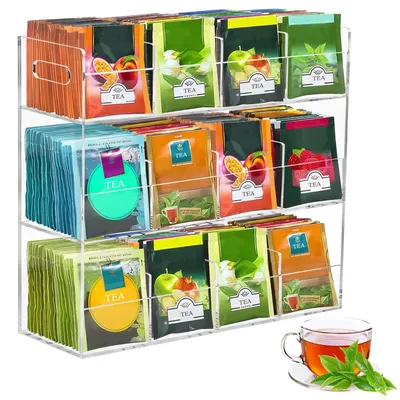 Zdjęcie produktu dla Organizer na torebki herbaty z 12 przegródkami