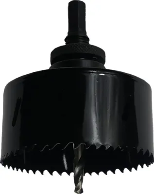 Produktbild von Lochsäge Ø146mm mit Adapter HSS-Bi-Metall Bohrtiefe ca. 40mm  Lochkreissäge Bohrkrone Lochschneider BOHRFUX