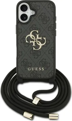Produktbild von Guess 4G Crossbody Hülle iPhone 17 Schwarz