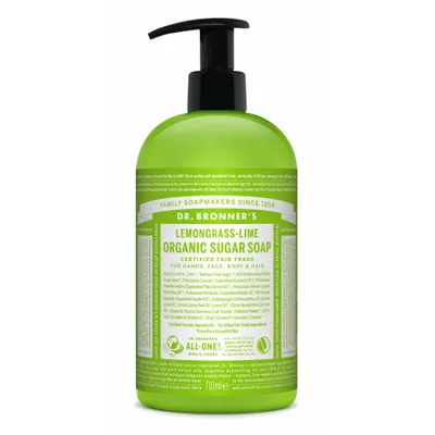 Immagine prodotto di Dr Bronner's Jabones De Azúcar Lemongrass-Lima 710 Ml