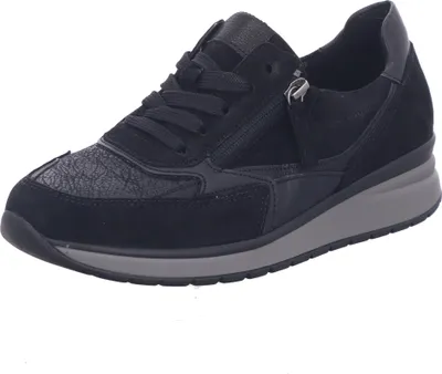 Produktbild von Gabor Sneaker schwarz Weite K mit Softschaum-Wechselfußbett und Reißverschluss