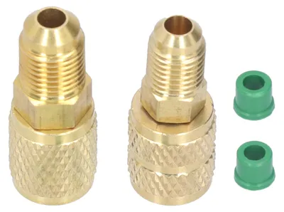 Productafbeelding van Adapter van R410 naar R22, 1/4 SAE, voor airconditioningsystemen, hoogspanningsaansluiting, conversiekoppeling