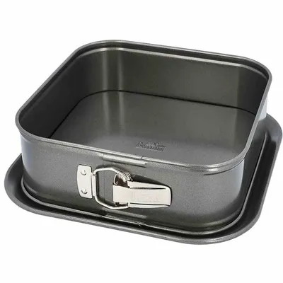 Produktbild von BIRKMANN Quadratische Springform L 24 x B 24 x H 8 cm, Auslaufschutz, Antihaftbeschichtung, PFOA-frei