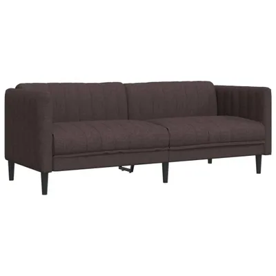 Produktbild von Sofa 3-Sitzer Dunkelbraun Stoff