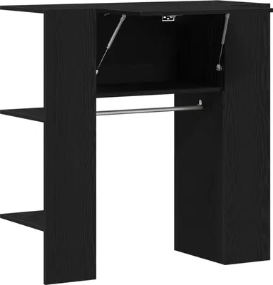 Produktbild von Möbel Flurschrank Schwarz Eiche 97,5x37x99 cm Holzwerkstoff - Schränke & Zubehör Neu14368