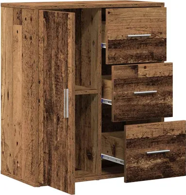 Obrázek produktu pro vidaXL Příborník se zásuvkami z regenerovaného dřeva 60 x 31 x 70 cm materiál na bázi dřeva