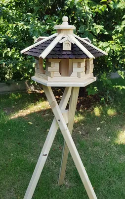 Produktbild von Vogelhaus mit Ständer und Solar braun Typ 37