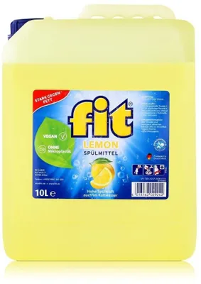 Produktbild von Fit Spülmittel Lemon Duft frischer Zitrone vegan Kanister 10000ml