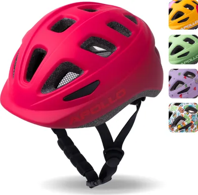 Produktbild von Apollo Kinder Fahrradhelm, Helm für Kinder & Jugendliche, Multisport Helm - Red Fade - S (48-52 cm)