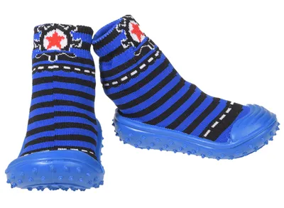 Produktbild von Baby Hausschuhe Schiffsruder Blau 19