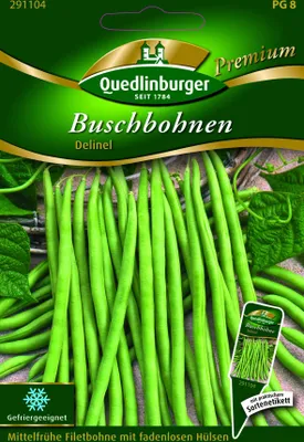 Produktbild von Buschbohnen Delinel Quedlinburger Samenfestes Saatgut Gemüsesamen