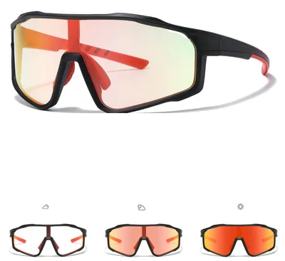 Immagine prodotto di Occhiali da ciclismo fotocromatici con protezione UV400, ideali per lo sport