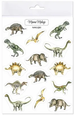 Obrázek produktu pro Naklejki Dinozaury