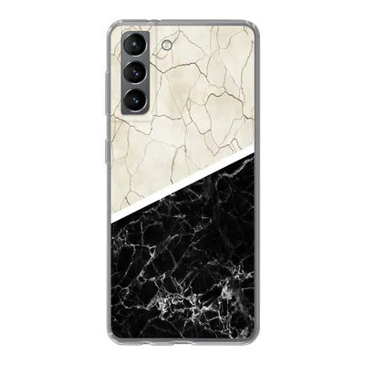 Produktbild von MuchoWow® Handyhülle Schutzhülle Hülle für Samsung Galaxy S21 Marmor - Muster - Luxus Silikon Softcase Handy Hülle - Softcase