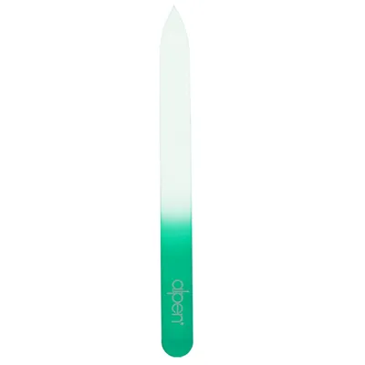 Immagine prodotto di Lima per unghie in vetro bifacciale, 13 cm, verde, Alpen