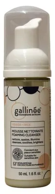 Obrázek produktu pro Gallinee, Microbiome Skincare, produkty s prebiotiky a postbiotiky, čisticí pěna, 50 ml