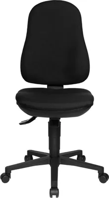 Produktbild von Drehstuhl Support SY - schwarz ohne Armlehnen.