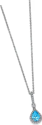 Produktbild von LOTUS Silver Zirkonia Halskette 925 Silber LP1592-1/3 Tropfen Damen JLP1592-1-3