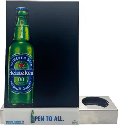 Produktbild von Heineken 0.0 Werbedisplay mit Flaschenhalter - Bar Deko