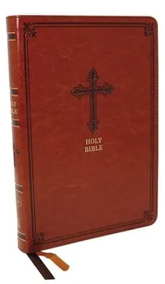 Obrázok produktu pre KJV Holy Bible: Thinline, Brown Leathersoft, Red Letter, Comfort Print: King James Version