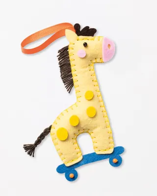 Immagine prodotto di folia 52904 folia mini set da cucito in feltro "Filzinies", 13 pezzi, giraffa