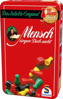 Zdjęcie produktu dla Mensch ärgere dich nicht. Małe wydanie w blaszanym pudełku