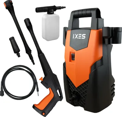 Produktbild von IXES Hochdruckreiniger IX-PRC1400 1400W | 110 bar | 3m Hochdruckschlauch | Quick Connect | inkl. Zubehör